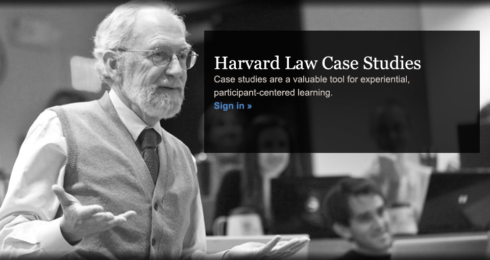 Harvard Law School Case Studies - Facebook
